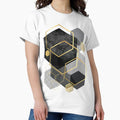 Black and Gold Geometric - Adult & Kids T-Shirts, Sweatshirts & Hoodies apparel design preview 1