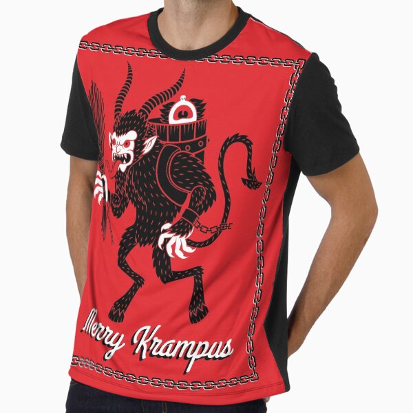 Merry Krampus! Graphic - Adult & Kids T-Shirts, Sweatshirts & Hoodies apparel design preview 1