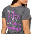 Southern Attitude Preppy Just A Sassy Girl - Adult & Kids T-Shirts, Sweatshirts & Hoodies apparel design preview 1