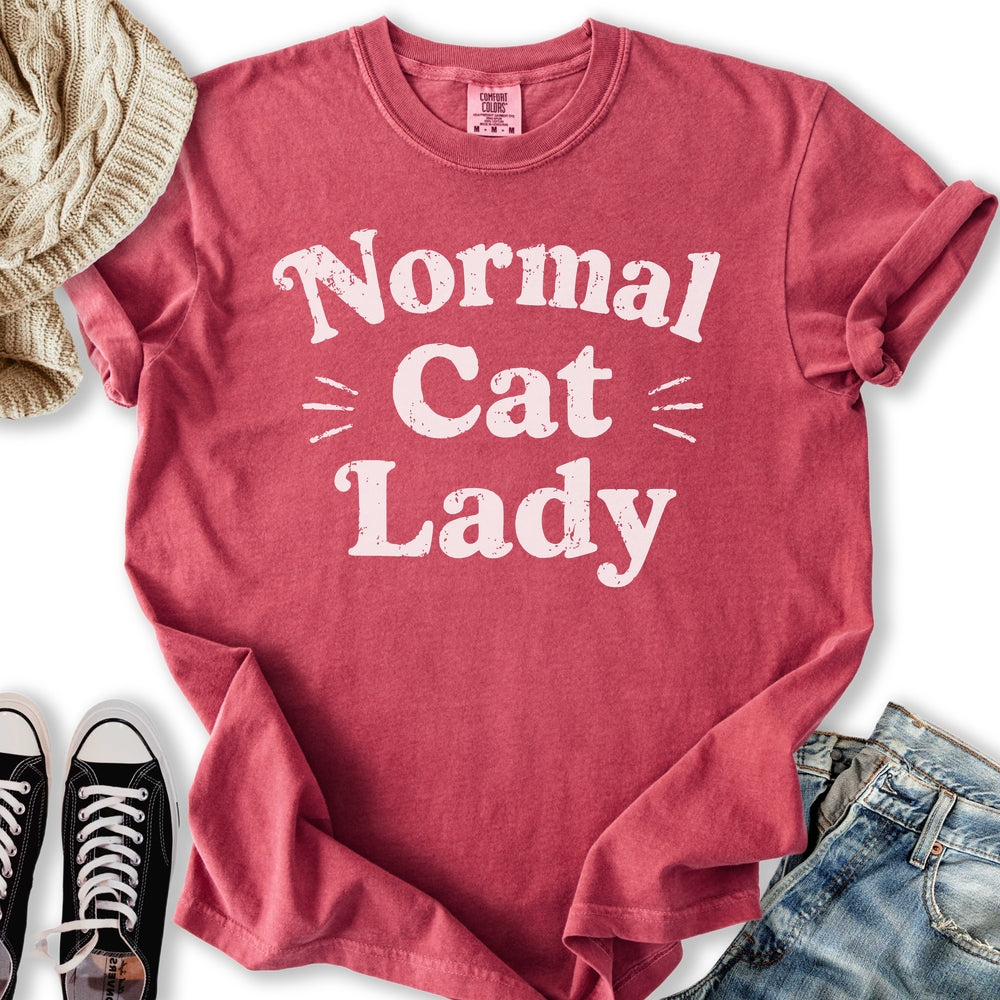 Normal Cat Lady - Adult & Kids T-Shirts, Sweatshirts & Hoodies apparel design preview 1