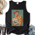 Retro Crazy Cat Lady Tank - Adult & Kids T-Shirts, Sweatshirts & Hoodies apparel design preview 1