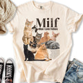 Vintage Cat Milf - Adult & Kids T-Shirts, Sweatshirts & Hoodies apparel design preview 1