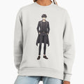 Kairo Anime Boy Long Coat Dark Aesthetic Illustration - Adult & Kids T-Shirts, Sweatshirts & Hoodies apparel design preview 1