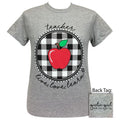 Girlie Girl Originals Preppy Teacher Live Love Learn - Adult & Kids T-Shirts, Sweatshirts & Hoodies apparel design preview 1