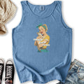 My Cat and I Talk Shit Tank - Adult & Kids T-Shirts, Sweatshirts & Hoodies apparel design preview 1