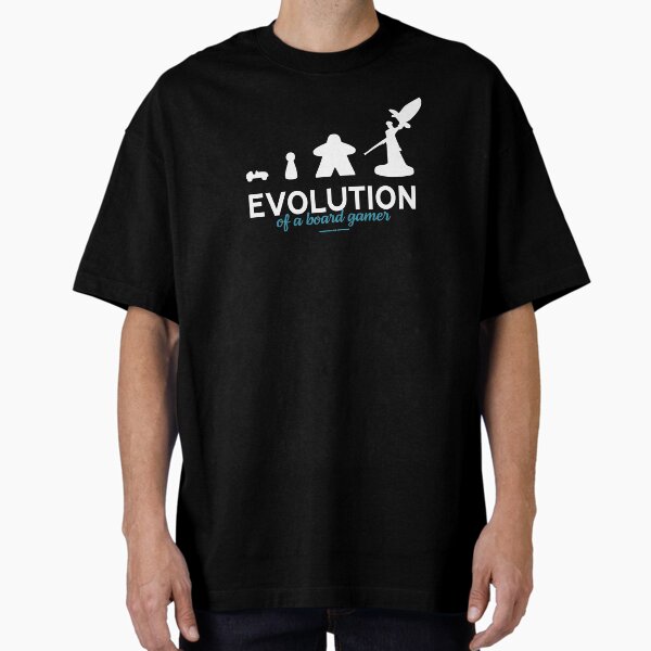 Evolution of a board gamer - Adult & Kids T-Shirts, Sweatshirts & Hoodies apparel design preview 1