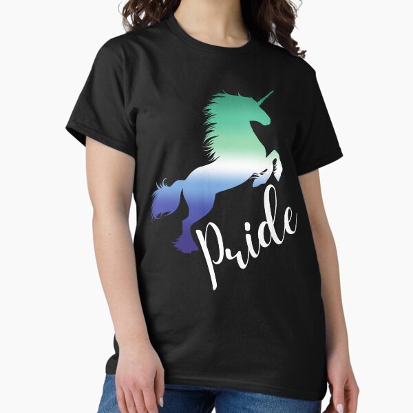 LGBTQ Pride, Unicorn in Gay Flag Colors - Adult & Kids T-Shirts, Sweatshirts & Hoodies apparel design preview 1