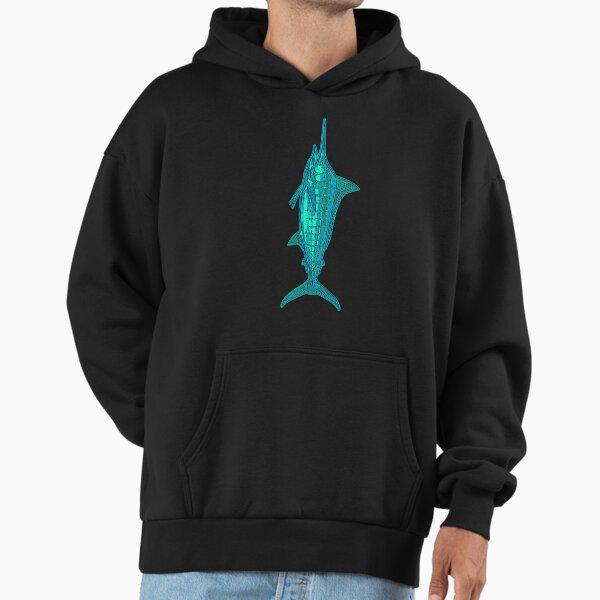 MARLIN abstract blue - Adult & Kids T-Shirts, Sweatshirts & Hoodies apparel design preview 1