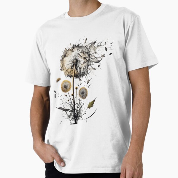 Dandelions Digital artwork Premium - Adult & Kids T-Shirts, Sweatshirts & Hoodies apparel design preview 1