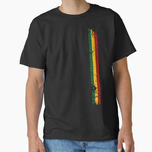 Reggae Rasta Rastafari Jamaica Color Stripe - Adult & Kids T-Shirts, Sweatshirts & Hoodies apparel design preview 1