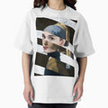 Poster Vermeer's "Girl with a Pearl Earring" Audrey - Adult & Kids T-Shirts, Sweatshirts & Hoodies apparel design preview 1