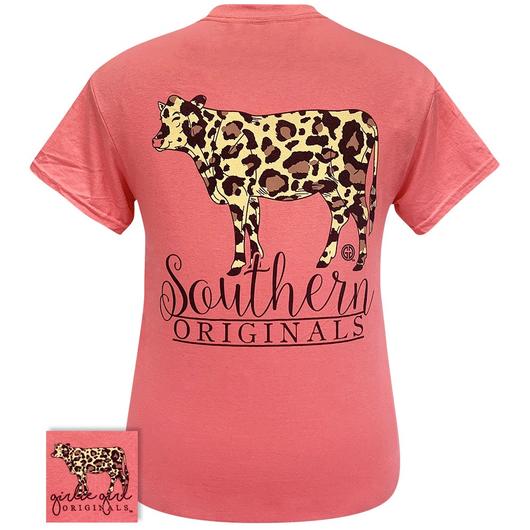 Girlie Girl Originals Preppy Leopard Cow - Adult & Kids T-Shirts, Sweatshirts & Hoodies apparel design preview 1