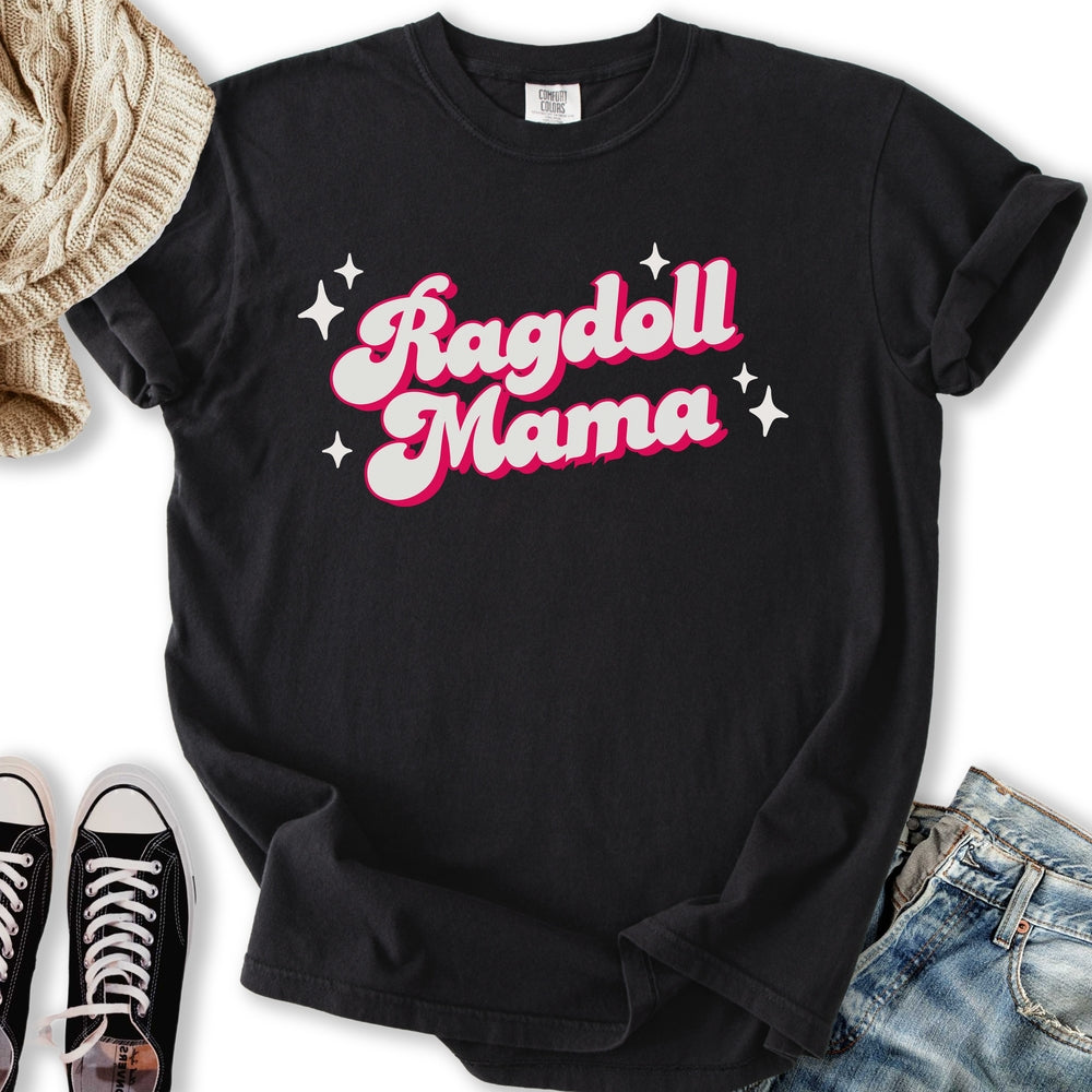Groovy Ragdoll Mama - Adult & Kids T-Shirts, Sweatshirts & Hoodies apparel design preview 2