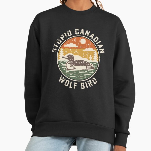 Stupid Canadian Wolf Bird Hollander Rozanov Ilya - Adult & Kids T-Shirts, Sweatshirts & Hoodies apparel design preview 1
