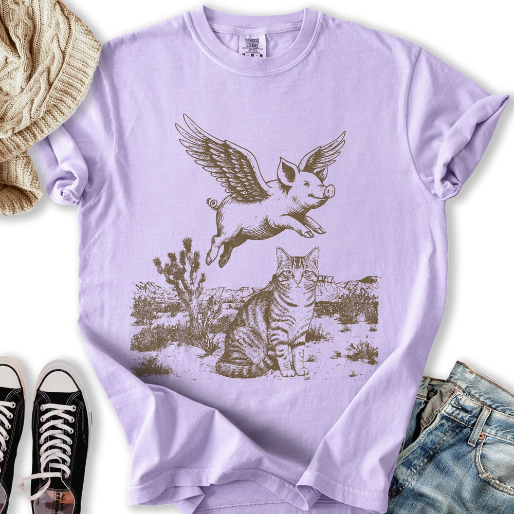 Pigs Fly - Adult & Kids T-Shirts, Sweatshirts & Hoodies apparel design preview 1
