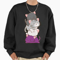Ace Pride Kawaii Cats LGBTQ Asexual - Adult & Kids T-Shirts, Sweatshirts & Hoodies apparel design preview 1