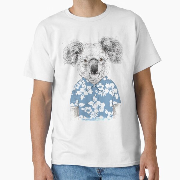 Summer koala (blue) - Adult & Kids T-Shirts, Sweatshirts & Hoodies apparel design preview 1