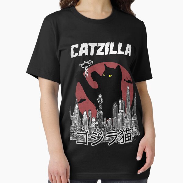 Catzilla vintage - Adult & Kids T-Shirts, Sweatshirts & Hoodies apparel design preview 1