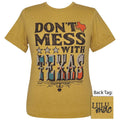 Girlie Girl Lulu Mac Mess With Texas Canvas - Adult & Kids T-Shirts, Sweatshirts & Hoodies apparel design preview 1