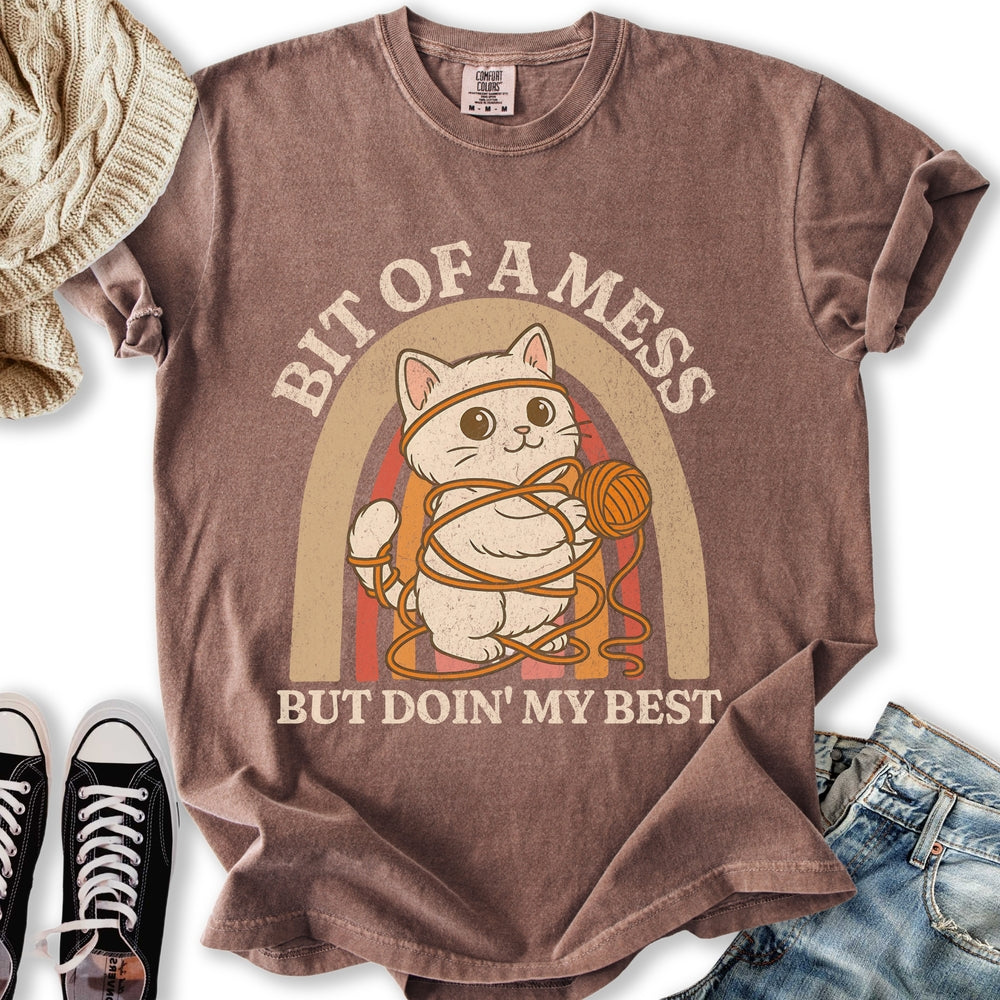 Doin My Best Cat - Adult & Kids T-Shirts, Sweatshirts & Hoodies apparel design preview 2