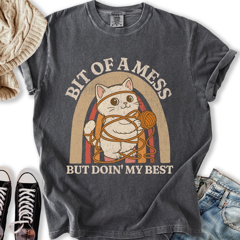 Doin My Best Cat - Adult & Kids T-Shirts, Sweatshirts & Hoodies apparel design preview 1