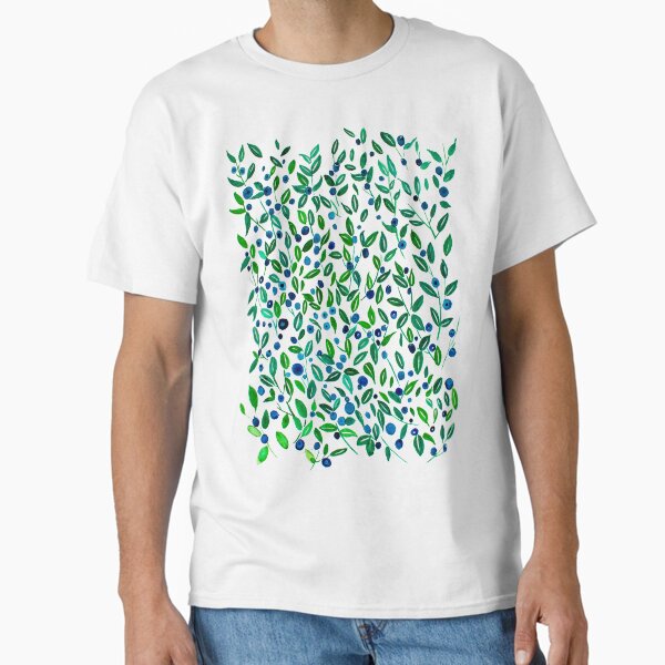 Watercolor blueberries - Adult & Kids T-Shirts, Sweatshirts & Hoodies apparel design preview 1