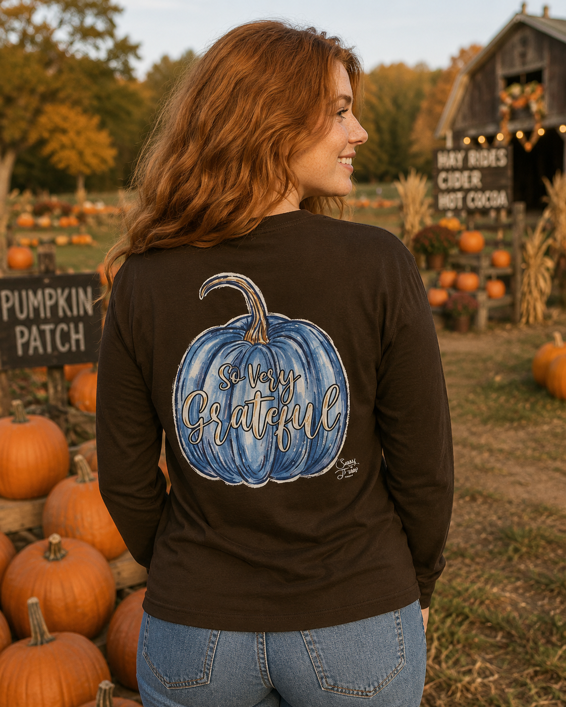 SALE Sassy Frass So Very Grateful Fall - Adult & Kids T-Shirts, Sweatshirts & Hoodies apparel design preview 1