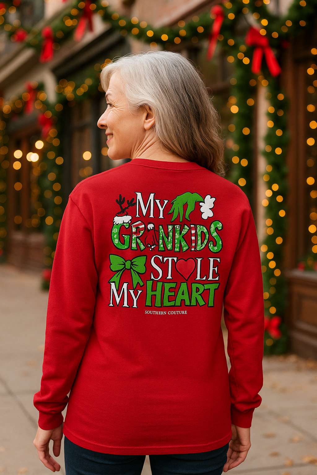 Southern Couture Classic My Grandkids Stole Heart - Adult & Kids T-Shirts, Sweatshirts & Hoodies apparel design preview 1