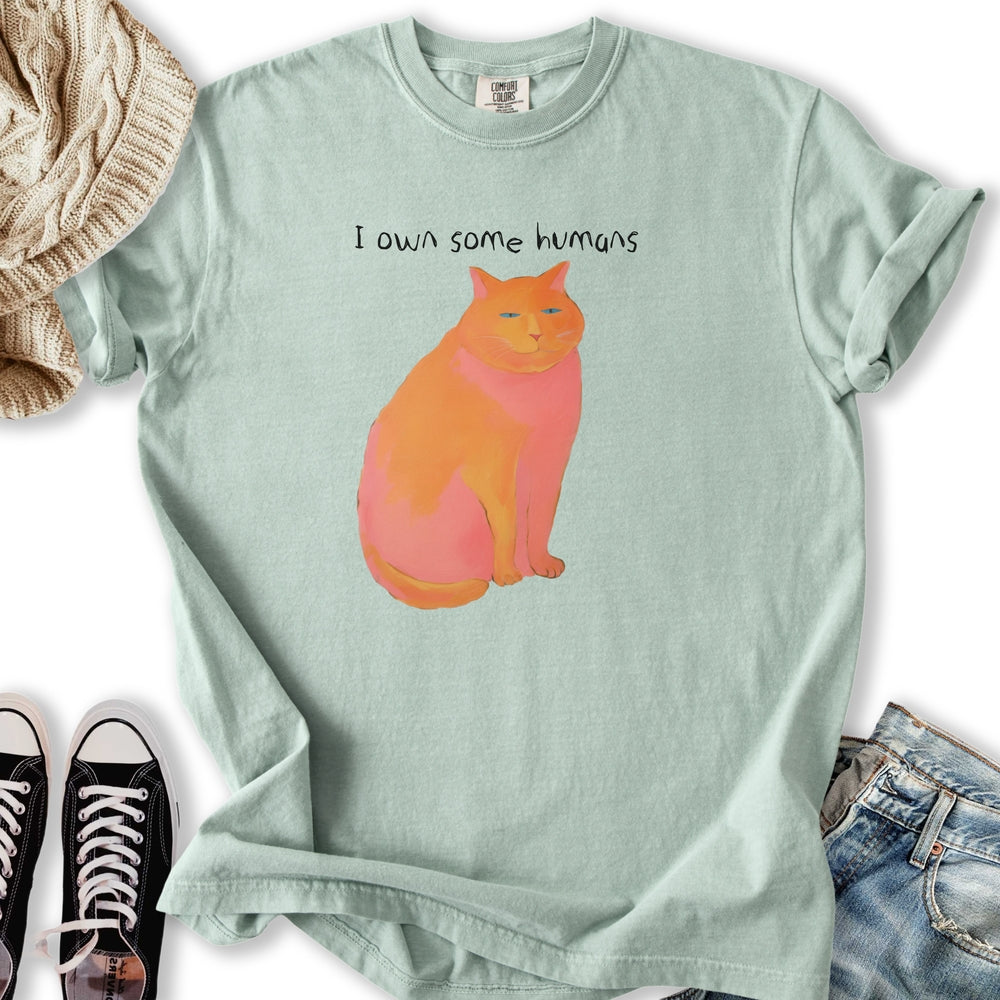 I Own Some Humans - Adult & Kids T-Shirts, Sweatshirts & Hoodies apparel design preview 2