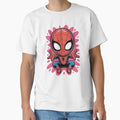 Neon Drip Spider Hero Cute Kawaii Street Art Style - Adult & Kids T-Shirts, Sweatshirts & Hoodies apparel design preview 1