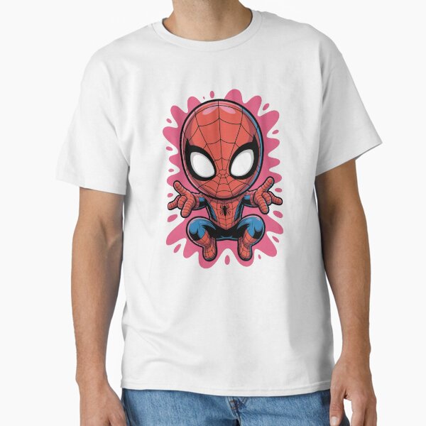 Neon Drip Spider Hero Cute Kawaii Street Art Style - Adult & Kids T-Shirts, Sweatshirts & Hoodies apparel design preview 1