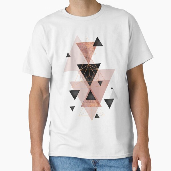 Geometric in blush and rose gold - Adult & Kids T-Shirts, Sweatshirts & Hoodies apparel design preview 1