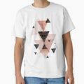 Geometric in blush and rose gold - Adult & Kids T-Shirts, Sweatshirts & Hoodies apparel design preview 1