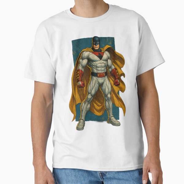 Space Ghost Retro Superhero Poster Classic Cartoon - Adult & Kids T-Shirts, Sweatshirts & Hoodies apparel design preview 1