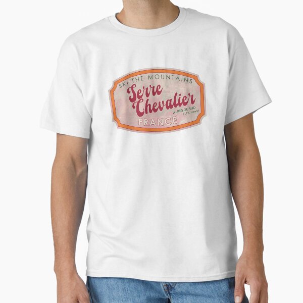 Serre Chevalier, France, Alpes du Sud, Ski, textured - Adult & Kids T-Shirts, Sweatshirts & Hoodies apparel design preview 1