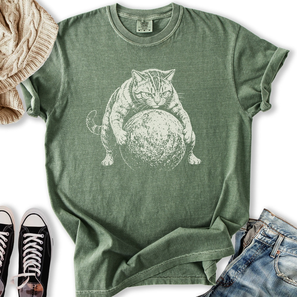 Strongman Cat II - Adult & Kids T-Shirts, Sweatshirts & Hoodies apparel design preview 1