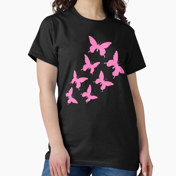 Pink Ulysses Butterfly Pattern - Adult & Kids T-Shirts, Sweatshirts & Hoodies apparel design preview 1