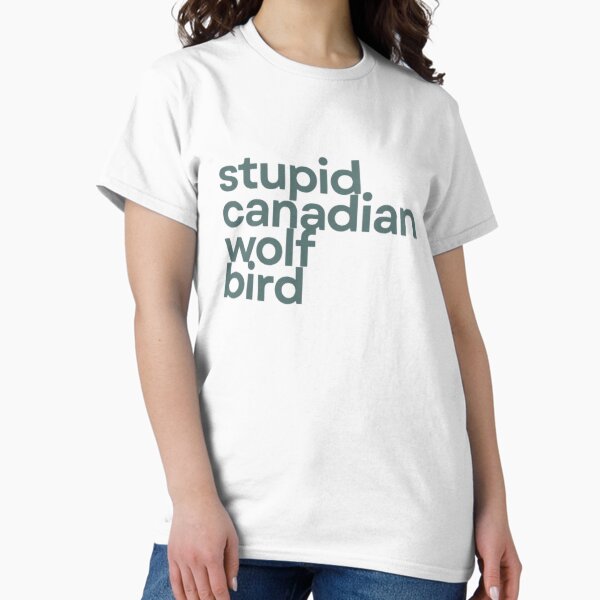 Stupid Canadian Wolf Bird Heated Rivalry - Adult & Kids T-Shirts, Sweatshirts & Hoodies apparel design preview 1