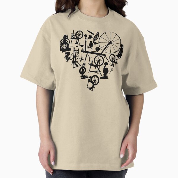 I love spinning Heart Shape Hand Wheel - Adult & Kids T-Shirts, Sweatshirts & Hoodies apparel design preview 1