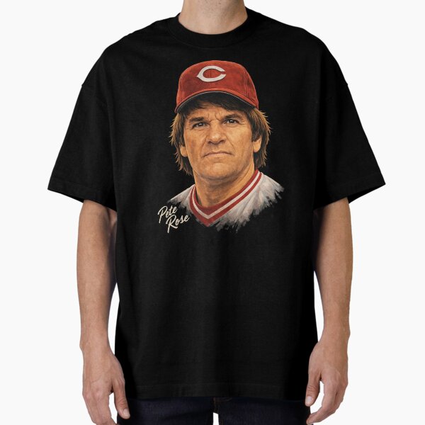 Pete Rose Classic Baseball Art - Adult & Kids T-Shirts, Sweatshirts & Hoodies apparel design preview 1