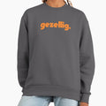 Gezellig (orange text) - Adult & Kids T-Shirts, Sweatshirts & Hoodies apparel design preview 1