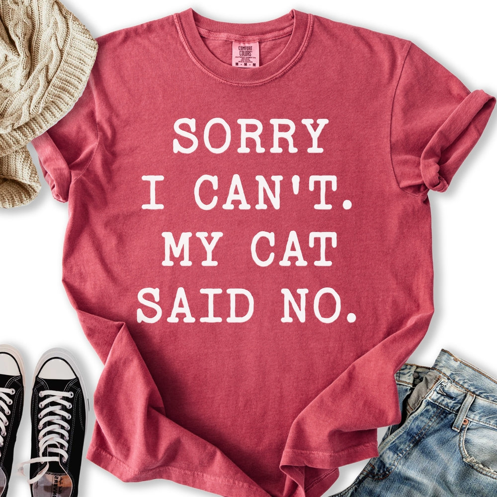 My Cat Said No - Adult & Kids T-Shirts, Sweatshirts & Hoodies apparel design preview 1