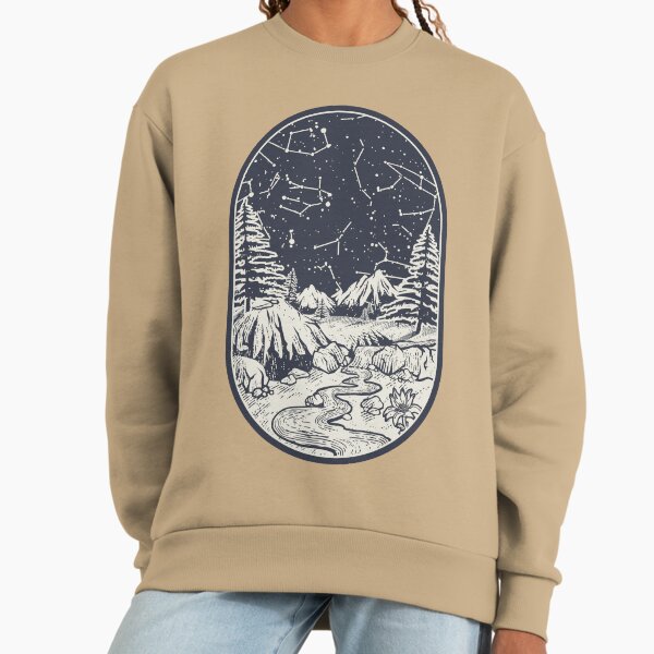 Night Sky in the Valley - Adult & Kids T-Shirts, Sweatshirts & Hoodies apparel design preview 1