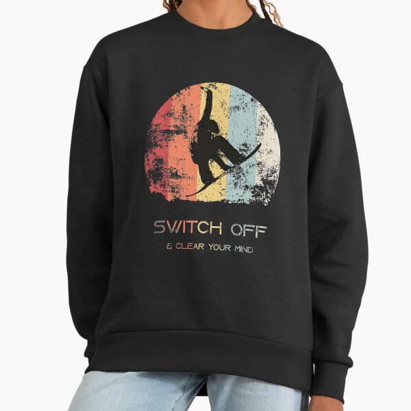 Vintage flying snowboarder style with a cool quote - Adult & Kids T-Shirts, Sweatshirts & Hoodies apparel design preview 1