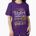 I play the ukulele because like it not 'm good at - Adult & Kids T-Shirts, Sweatshirts & Hoodies apparel design preview 1