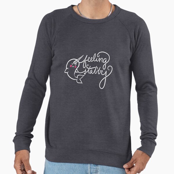Feeling Stabby Narwhal Lightweight - Adult & Kids T-Shirts, Sweatshirts & Hoodies apparel design preview 1