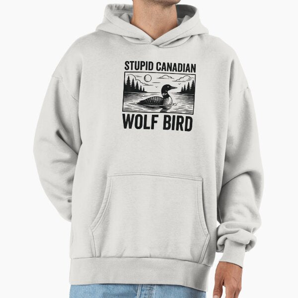 Stupid Canadian Wolfbird - Adult & Kids T-Shirts, Sweatshirts & Hoodies apparel design preview 1