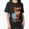 Rocky and Bullwinkle - Adult & Kids T-Shirts, Sweatshirts & Hoodies apparel design preview 1