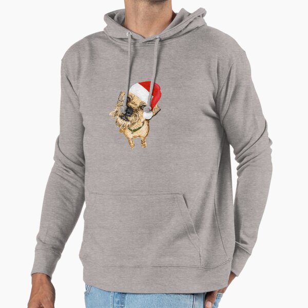 Christmas Border Terrier - Adult & Kids T-Shirts, Sweatshirts & Hoodies apparel design preview 1