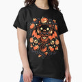 Midnight Pumpkin Cat Cute Vampire Kitten - Adult & Kids T-Shirts, Sweatshirts & Hoodies apparel design preview 1